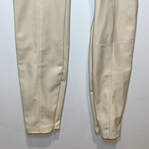 Zara Beige High-Waisted Leggings - Picture 4 of 13